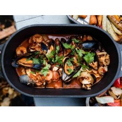 Uuni Pande &amp; tilbehrsst (stbejern) 4 dele