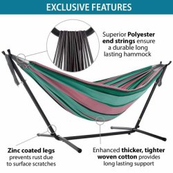 Waltermelon - Bomulds hngekje p stativ - dobbelt